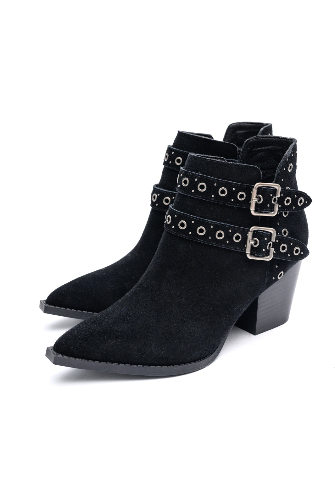 Elsa Leather Ankle Boot in Black