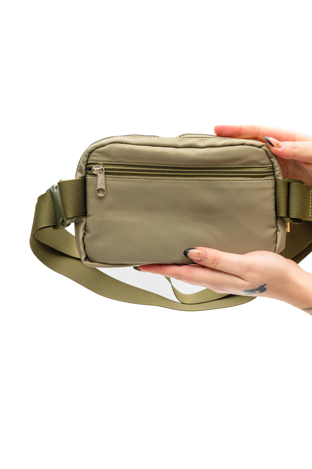 lululemon belt bag army green Everywhere I Go Crossbody Belt Bag in Olive – Willow and Grace Avenue