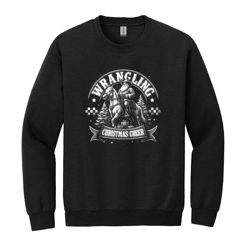 Wrangling Christmas Cheer Crewneck