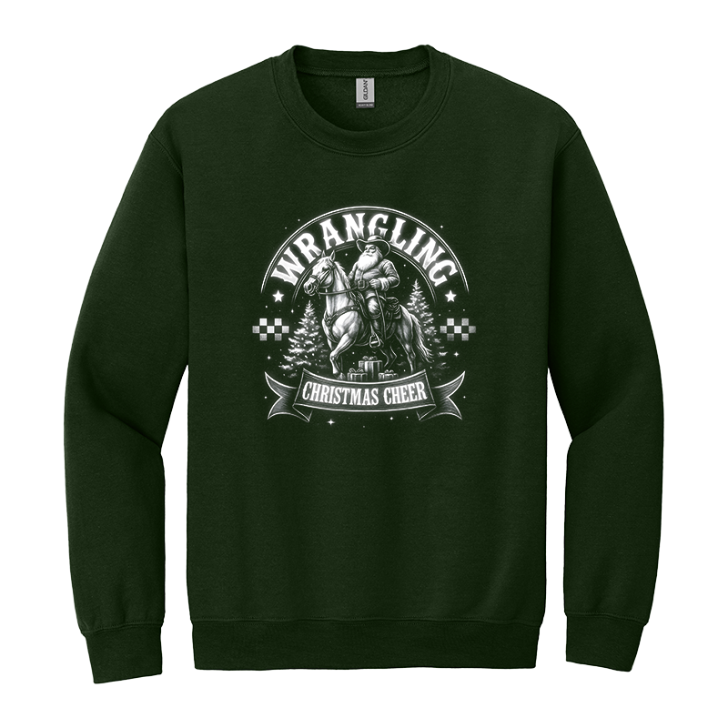 Wrangling Christmas Cheer Crewneck
