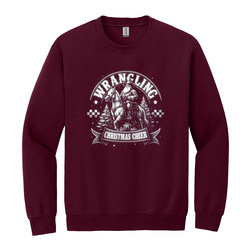 Wrangling Christmas Cheer Crewneck