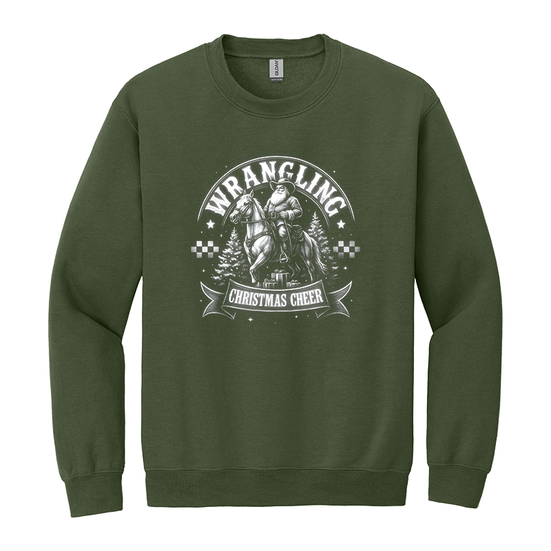 Wrangling Christmas Cheer Crewneck