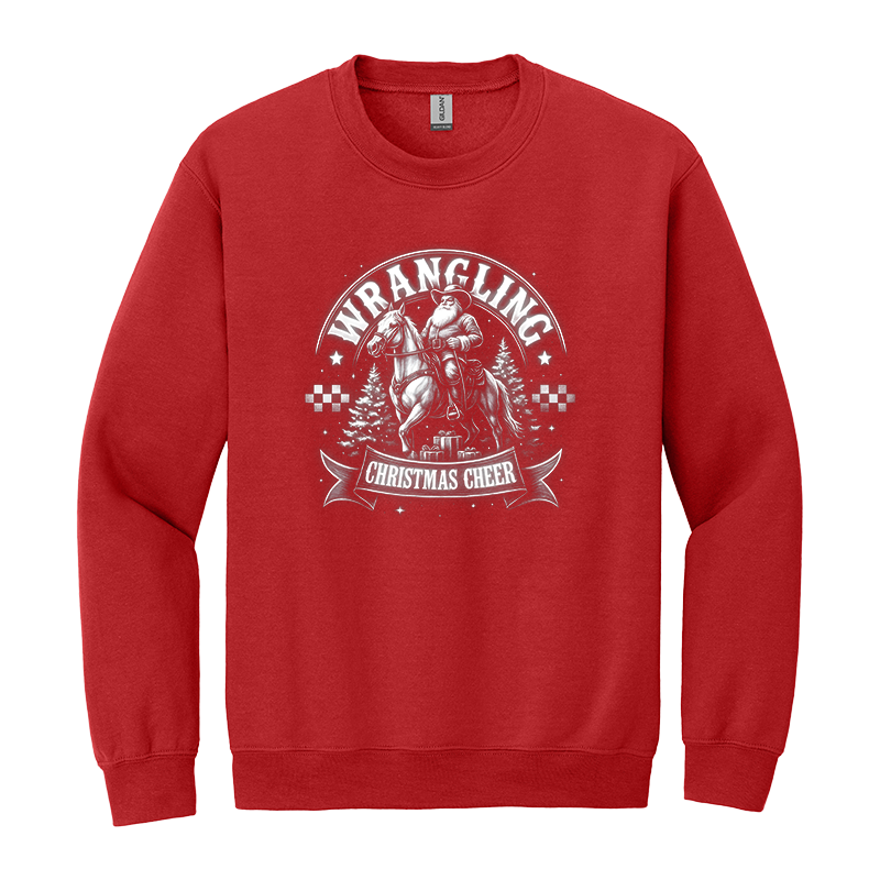 Wrangling Christmas Cheer Crewneck
